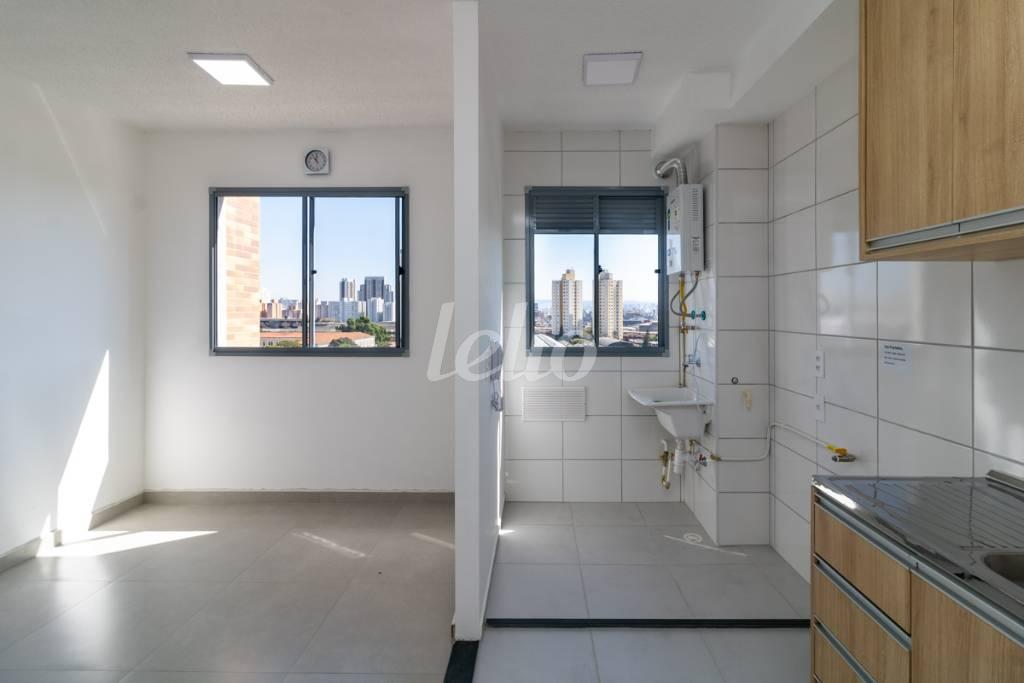 COZINHA de Apartamento para alugar, Padrão com 30 m², 1 quarto e em Mooca - São Paulo