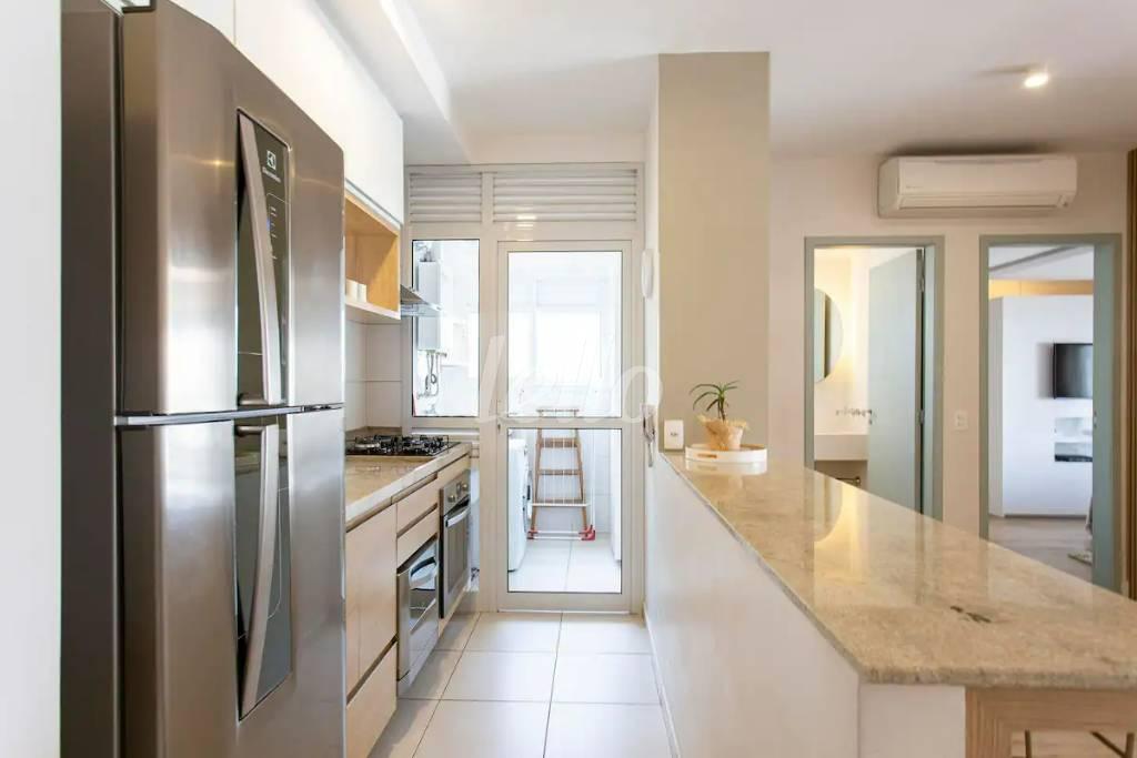 COZINHA de Apartamento para alugar, Padrão com 81 m², 1 quarto e 2 vagas em Itaim Bibi - São Paulo