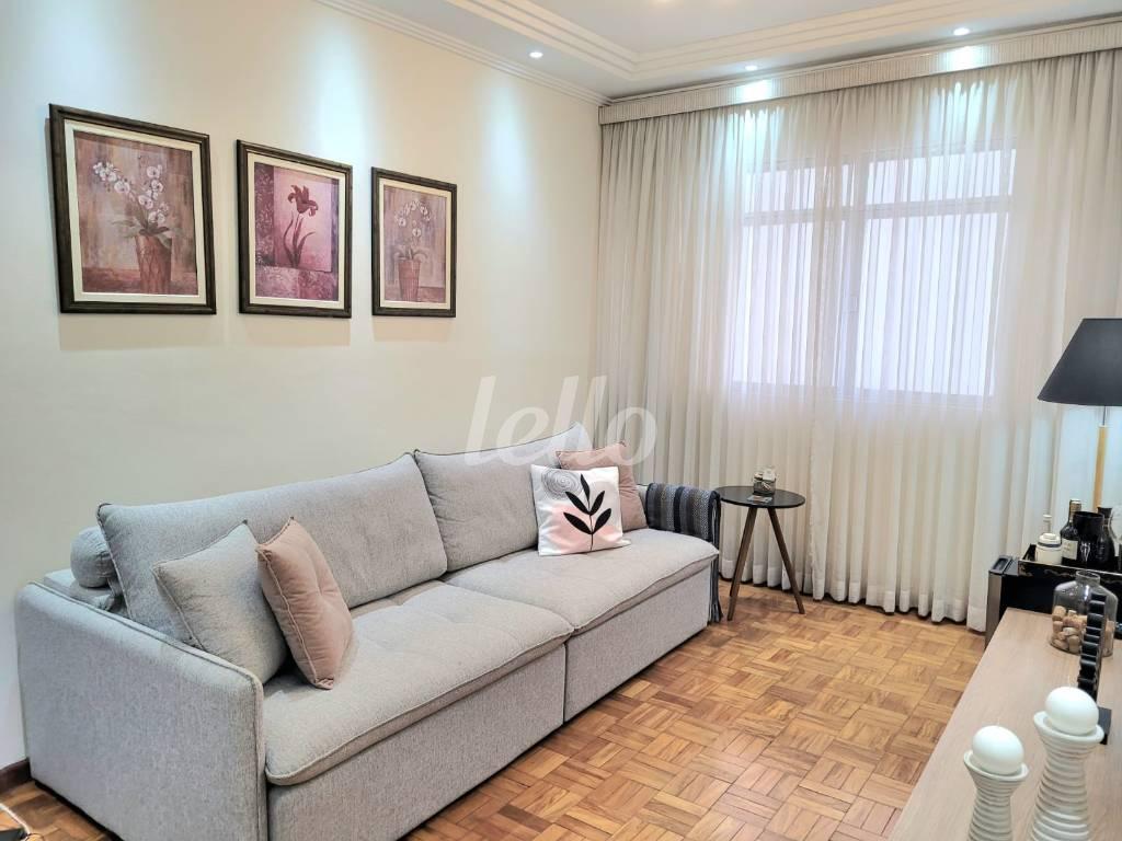 SALA de Apartamento à venda, Padrão com 103 m², 3 quartos e 1 vaga em Mooca - São Paulo