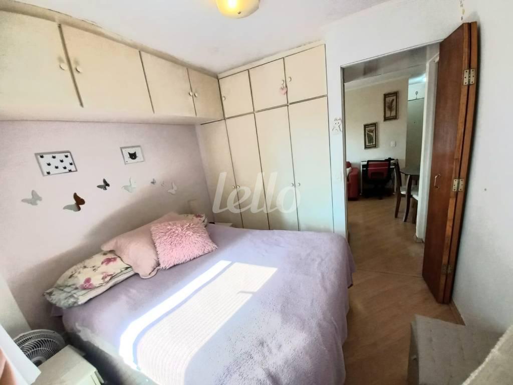 QUARTO de Apartamento à venda, Padrão com 42 m², 1 quarto e 1 vaga em Vila Paiva - São Paulo