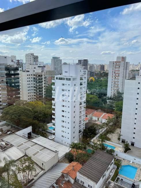 VISTA de Apartamento à venda, Studio com 24 m², 1 quarto e em Campo Belo - São Paulo