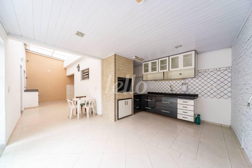 ÁREA GOURMET de Casa à venda, sobrado com 176 m², 3 quartos e 2 vagas em Vila Alzira - Santo André