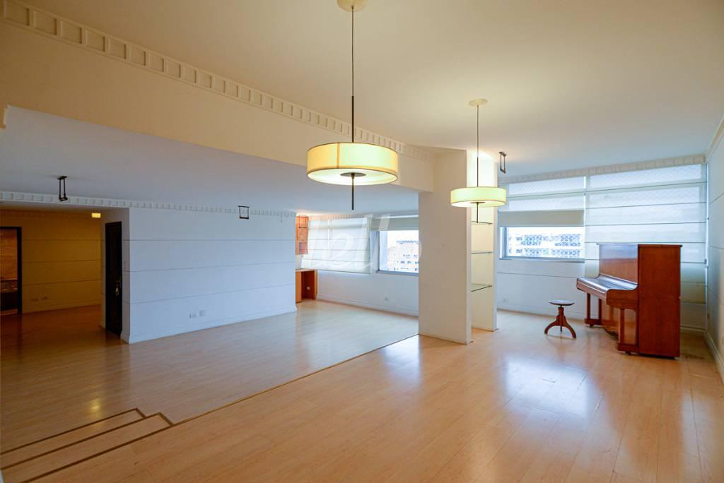 SALA AMBIENTES de Apartamento à venda, Padrão com 220 m², 3 quartos e 1 vaga em Santo Amaro - São Paulo