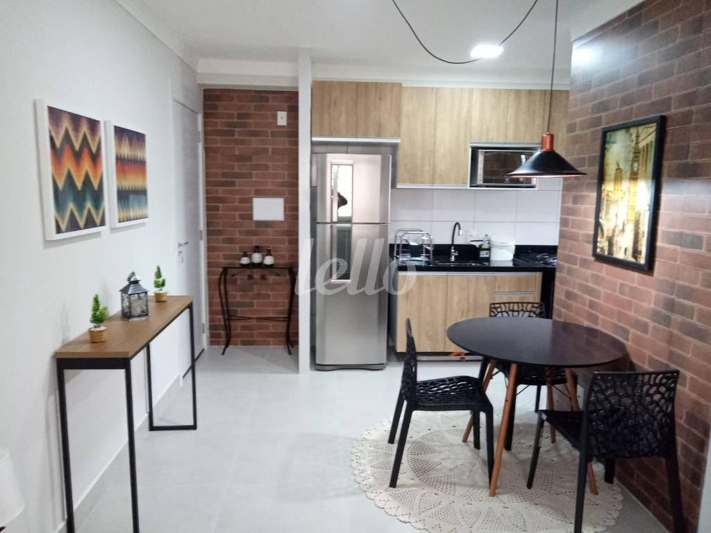 COZINHA de Apartamento à venda, Padrão com 35 m², 1 quarto e em Mooca - São Paulo