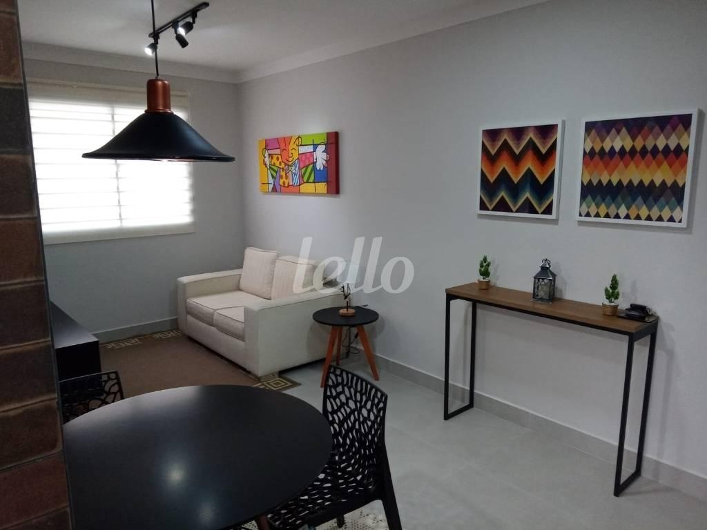 SALA de Apartamento à venda, Padrão com 35 m², 1 quarto e em Mooca - São Paulo
