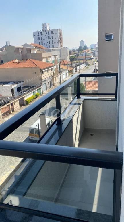 SACADA de Apartamento à venda, cobertura - Padrão com 90 m², 2 quartos e 1 vaga em Vila São Pedro - Santo André