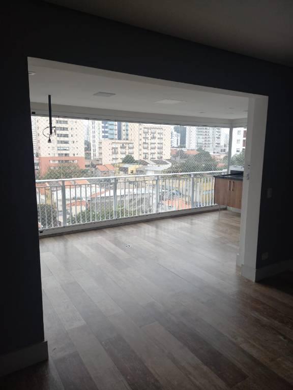 LIVING de Apartamento à venda, Padrão com 115 m², 3 quartos e 3 vagas em Bosque da Saúde - São Paulo