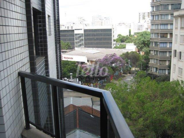 SACADA de Apartamento para alugar, Padrão com 79 m², 2 quartos e 2 vagas em Higienópolis - São Paulo
