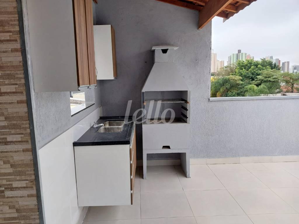 ESPAÇO GOURMET de Apartamento à venda, Padrão com 88 m², 2 quartos e 1 vaga em Vila Alice - Santo André