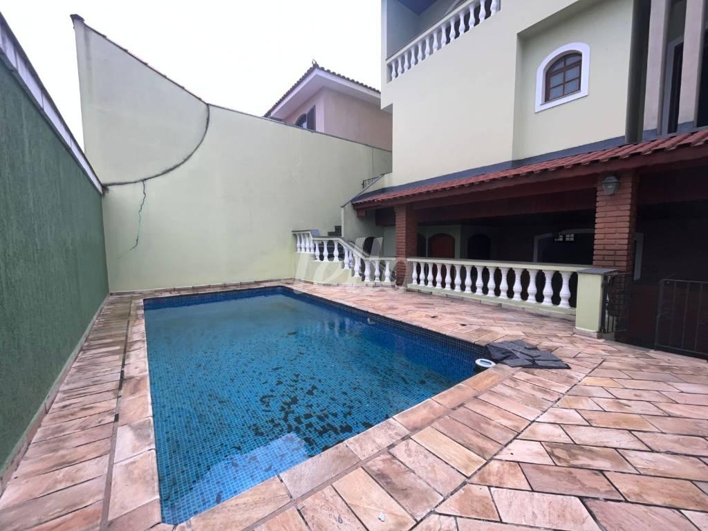 PISCINA de Casa à venda, sobrado com 456 m², 5 quartos e 8 vagas em Jardim Textil - São Paulo