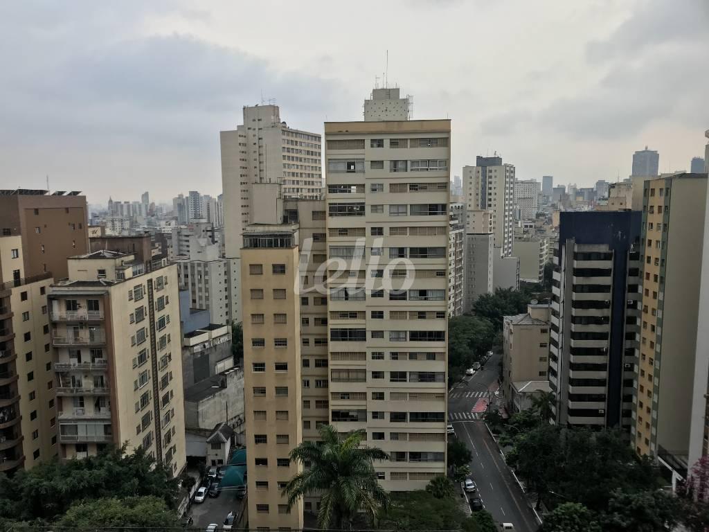 VISTA DO DORMITOIRO de Apartamento para alugar, Padrão com 40 m², 1 quarto e 1 vaga em Santa Cecília - São Paulo