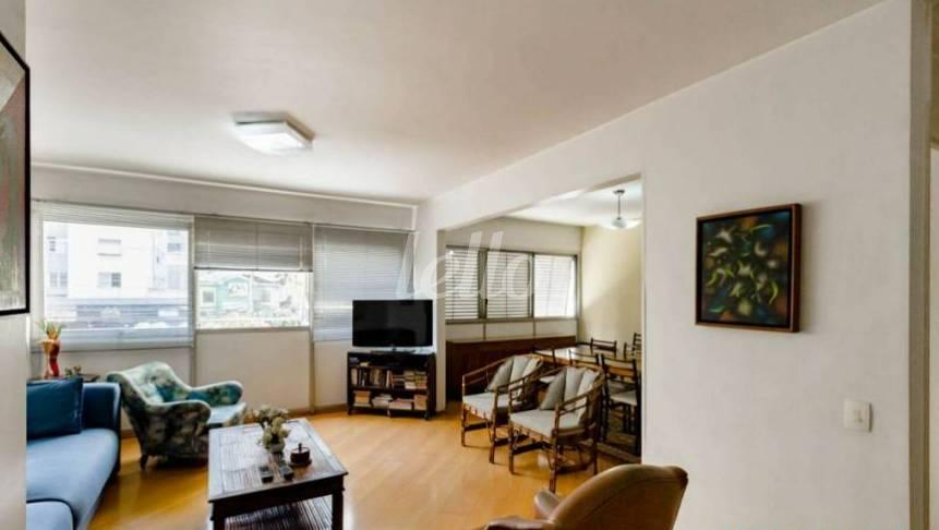 SALA de Apartamento à venda, Padrão com 96 m², 2 quartos e 1 vaga em Paraíso - São Paulo