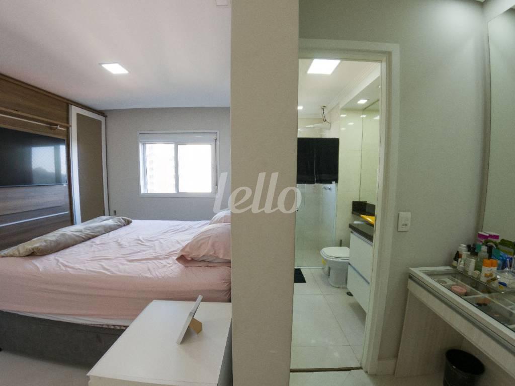 SUÍTE de Apartamento à venda, Padrão com 107 m², 2 quartos e 2 vagas em Vila Lusitânia - São Bernardo do Campo