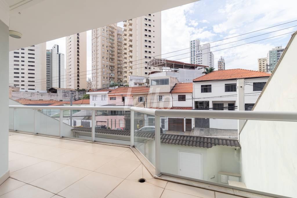 VARANDA  SUÍTE 3 de Casa à venda, sobrado com 550 m², 4 quartos e 6 vagas em Parque da Mooca - São Paulo