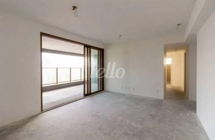 SALA de Apartamento à venda, Padrão com 110 m², 3 quartos e 2 vagas em Brooklin Novo - São Paulo