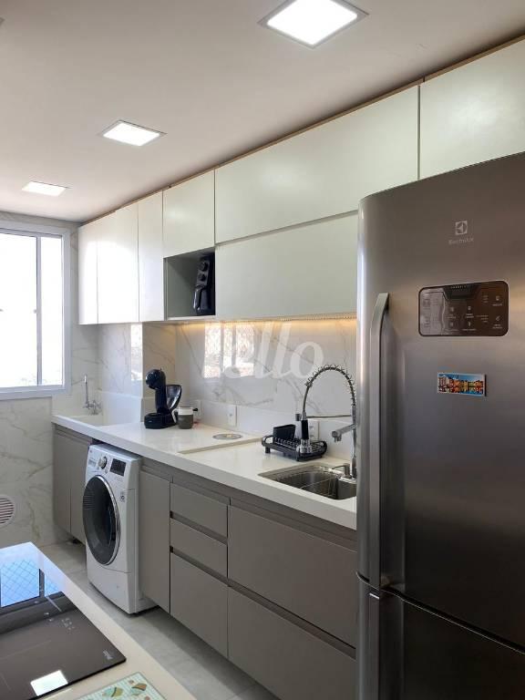 COZINHA de Apartamento à venda, Padrão com 50 m², 2 quartos e 1 vaga em Vila Metalúrgica - Santo André