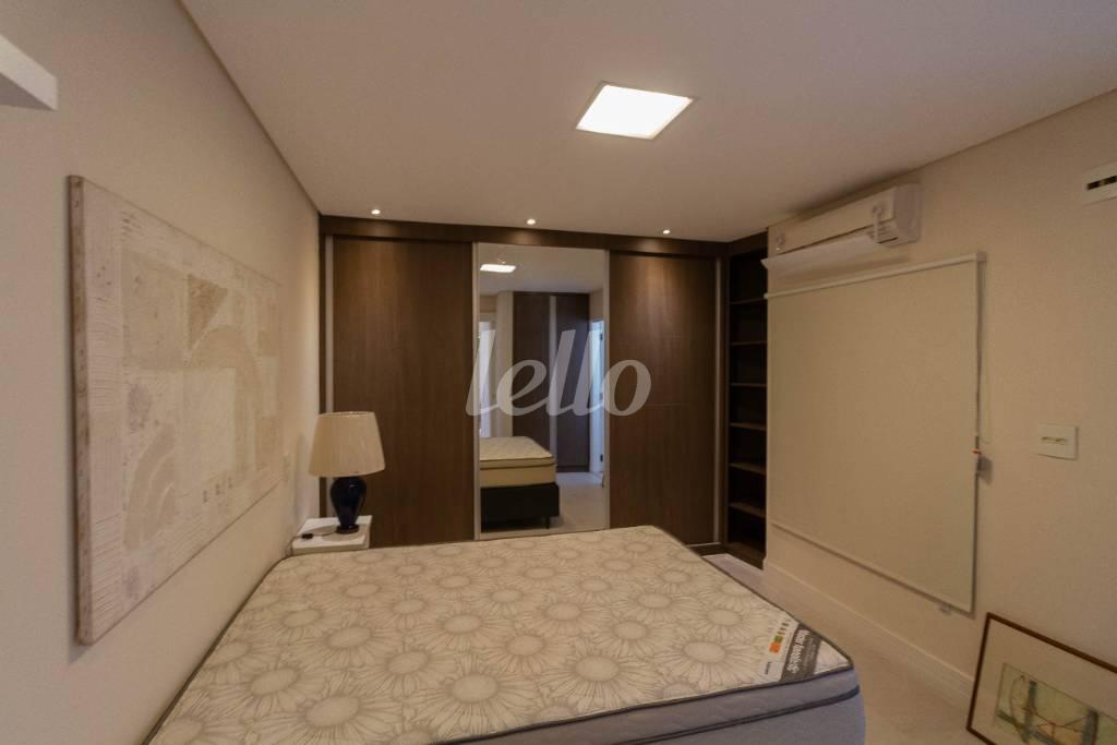 DORMITÓRIO 1 de Apartamento para alugar, Padrão com 47 m², 1 quarto e 1 vaga em Itaim Bibi - São Paulo