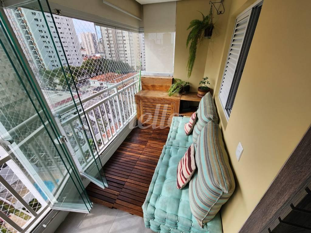 VARANDA GOURMET de Apartamento à venda, Padrão com 58 m², 2 quartos e 2 vagas em Vila Prudente - São Paulo