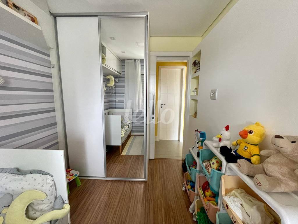 DORMITÓRIO de Apartamento à venda, Padrão com 58 m², 2 quartos e 2 vagas em Vila Prudente - São Paulo