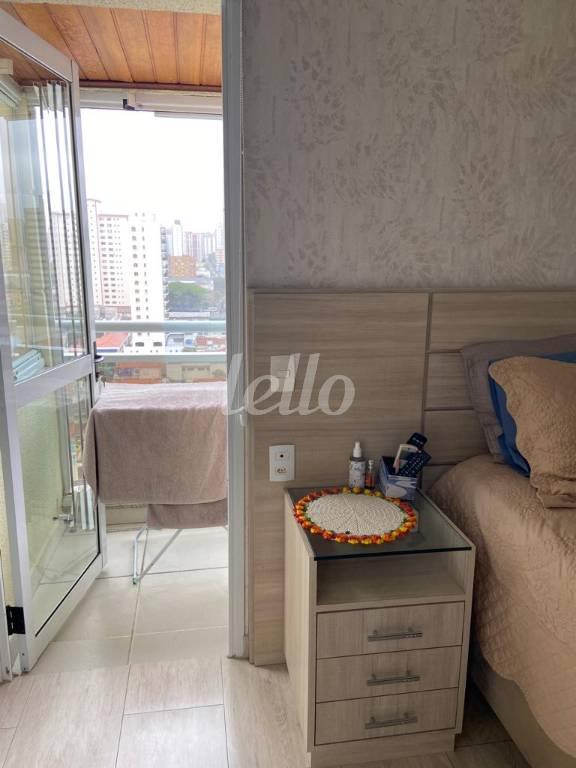 DORMITÓRIO de Apartamento à venda, Padrão com 128 m², 3 quartos e 2 vagas em Centro - Santo André