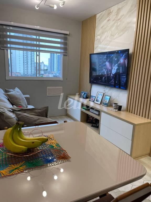 SALA de Apartamento à venda, Padrão com 40 m², 2 quartos e 1 vaga em Brás - São Paulo