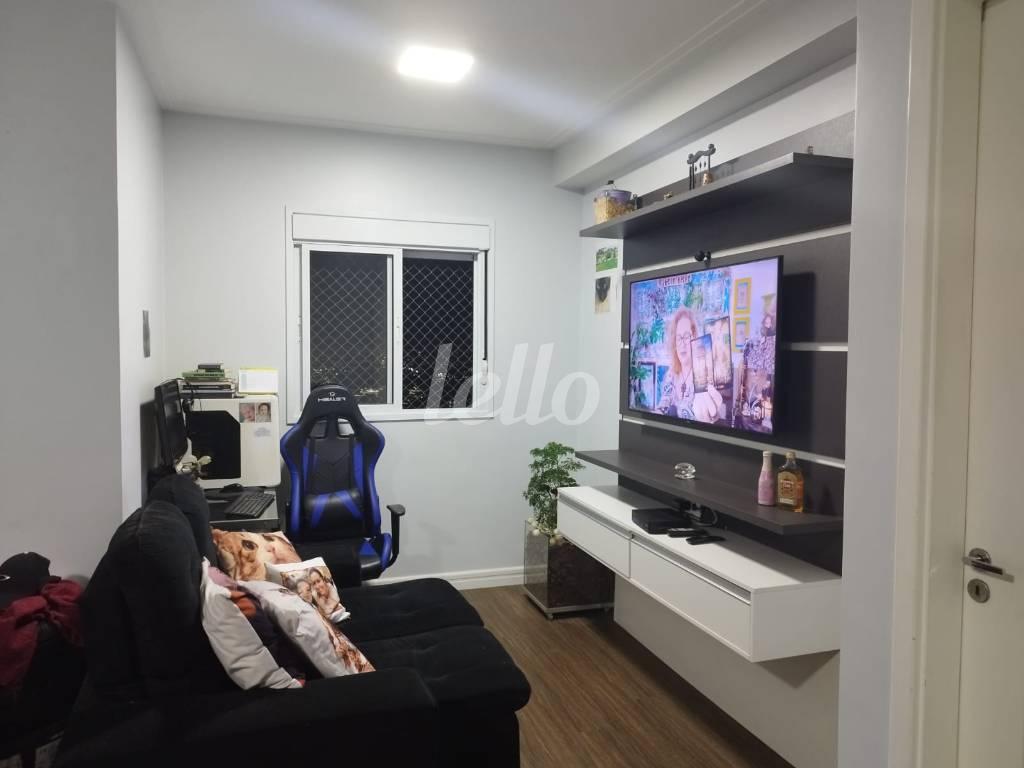 SALA de Apartamento à venda, Padrão com 43 m², 1 quarto e 1 vaga em Vila Gustavo - São Paulo