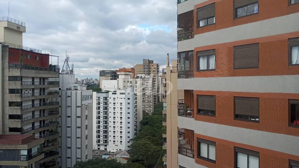 VISTA DA SUÍTE de Apartamento para alugar, cobertura - Padrão com 260 m², 2 quartos e 4 vagas em Vila Nova Conceição - São Paulo