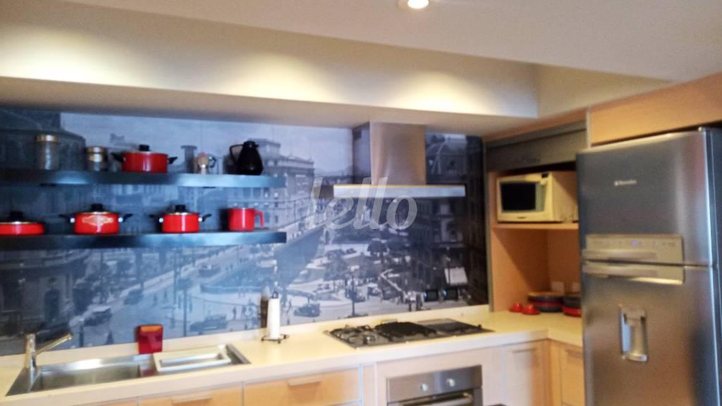 COZINHA de Apartamento para alugar, cobertura - Padrão com 260 m², 2 quartos e 4 vagas em Vila Nova Conceição - São Paulo