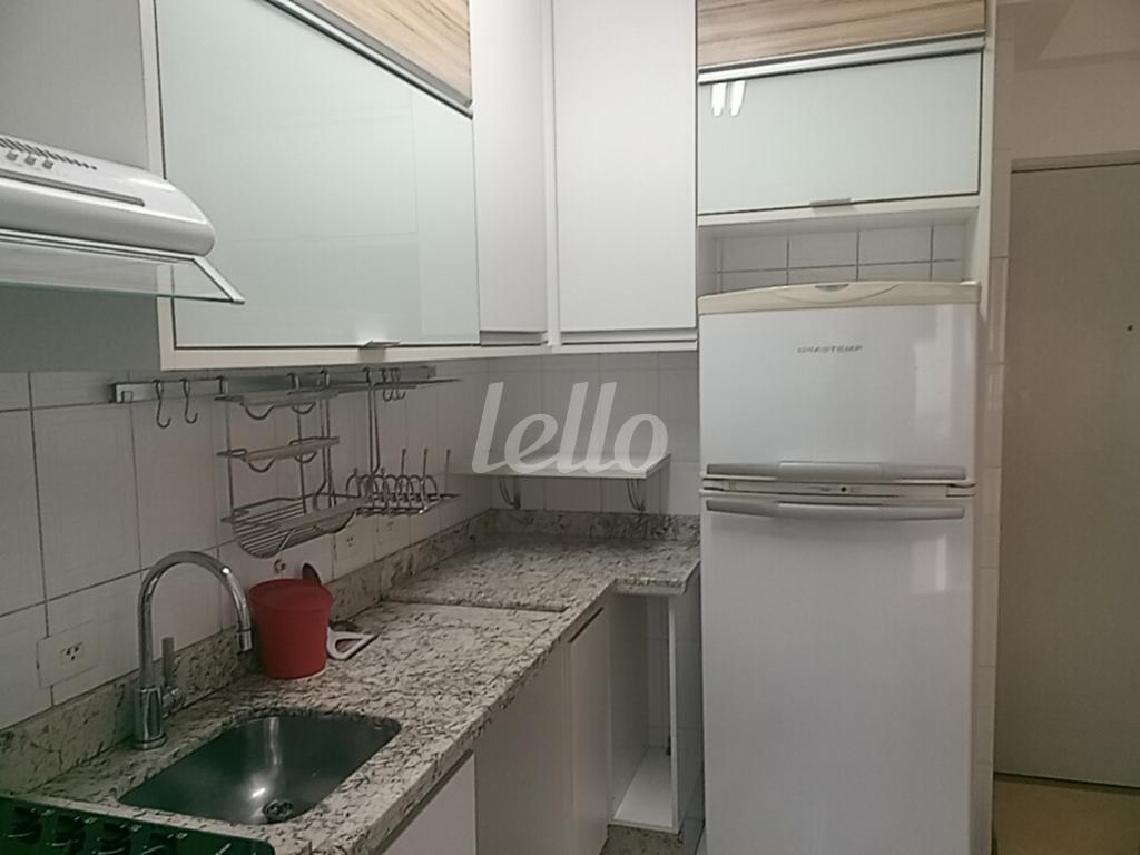 COZINHA de Apartamento à venda, Padrão com 34 m², 1 quarto e 1 vaga em Vila Gomes Cardim - São Paulo