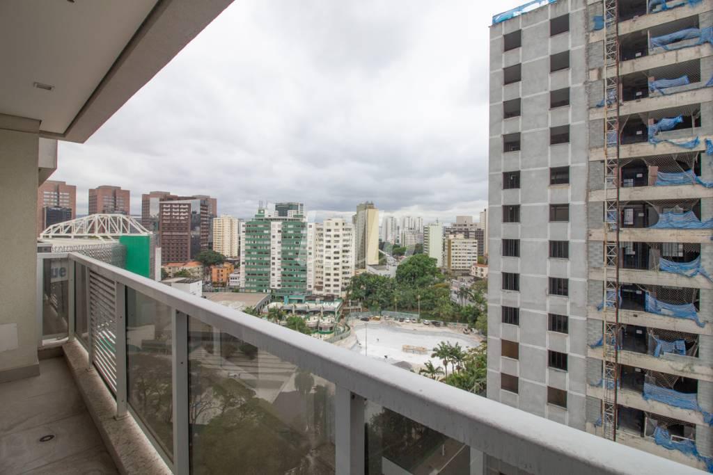 VARANDA de Sala / Conjunto para alugar, Padrão com 44 m², e 1 vaga em Perdizes - São Paulo