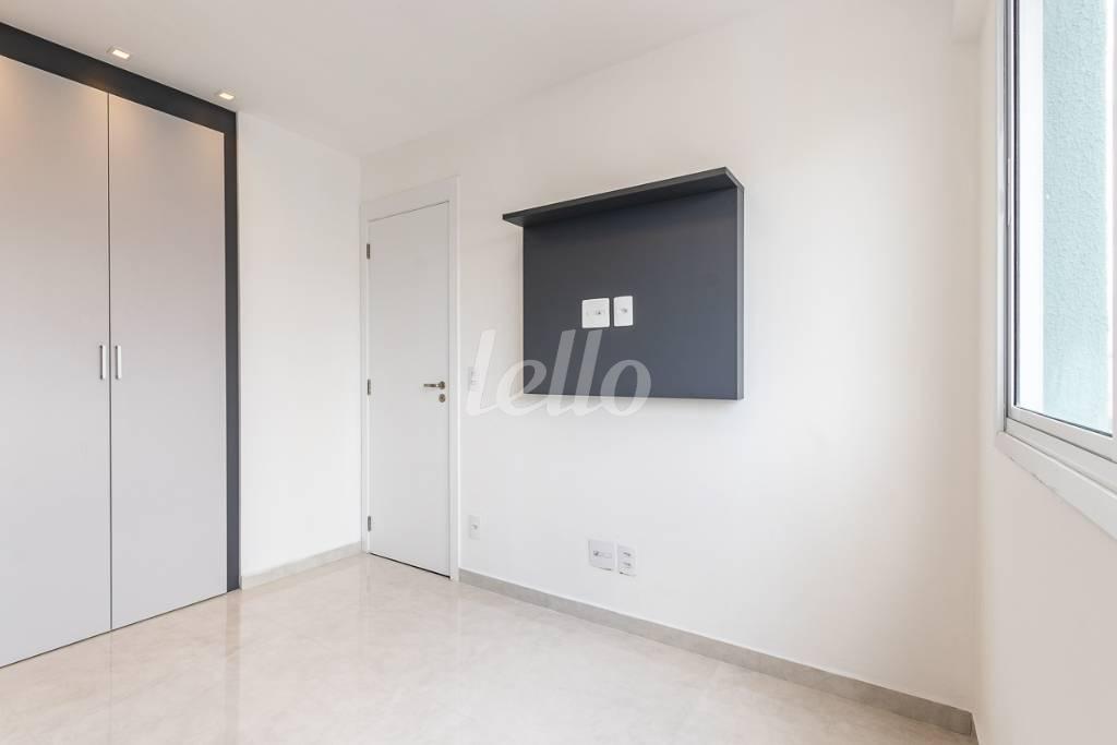 DORMITÓRIO 2 de Apartamento para alugar, Padrão com 39 m², 2 quartos e em Quarta Parada - São Paulo