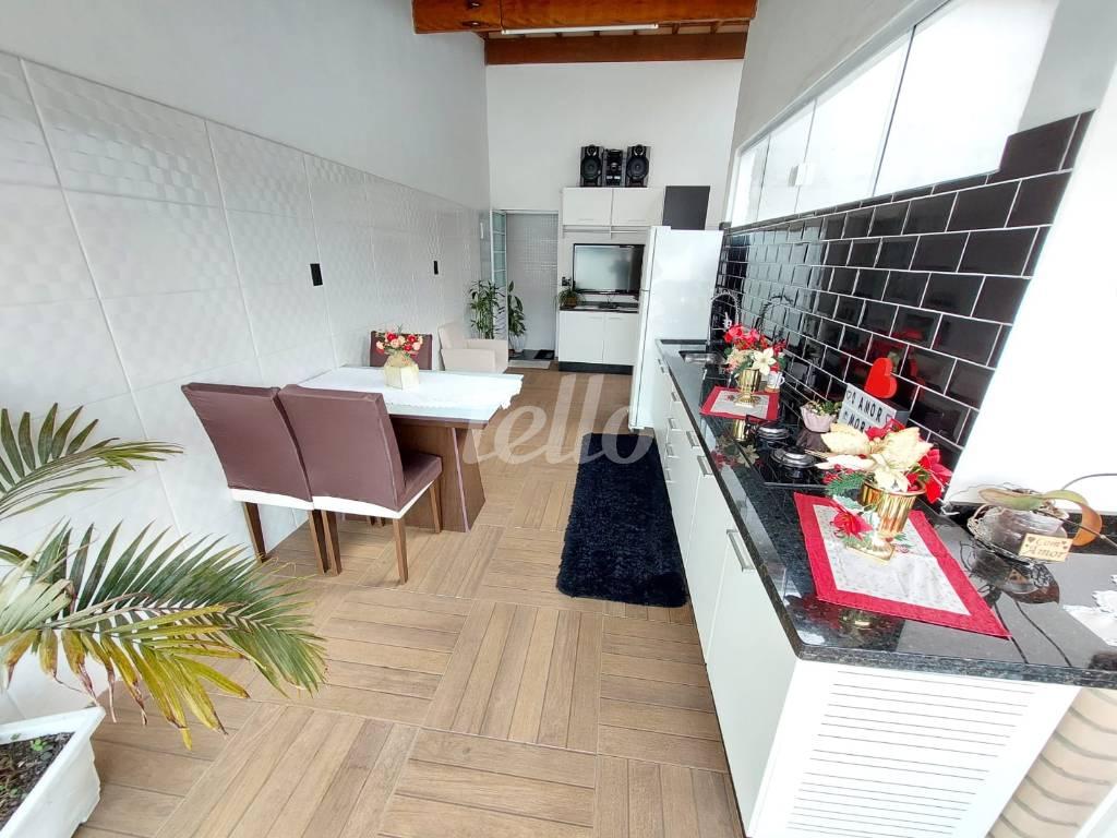 ESPAÇO GOURMET de Apartamento à venda, cobertura - Padrão com 98 m², 2 quartos e 1 vaga em Jardim Santo Alberto - Santo André