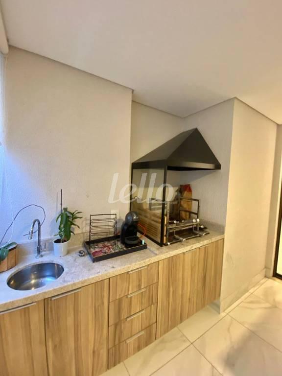 AREA GOURMET de Apartamento à venda, Padrão com 80 m², 3 quartos e 2 vagas em Chácara do Encosto - São Paulo