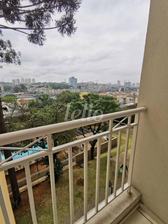 VARANDA de Apartamento à venda, Padrão com 65 m², 2 quartos e 1 vaga em Vila Paulo Silas - São Paulo