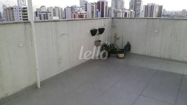 VARANDA de Apartamento à venda, cobertura - Padrão com 132 m², 2 quartos e 2 vagas em Vila Gomes Cardim - São Paulo
