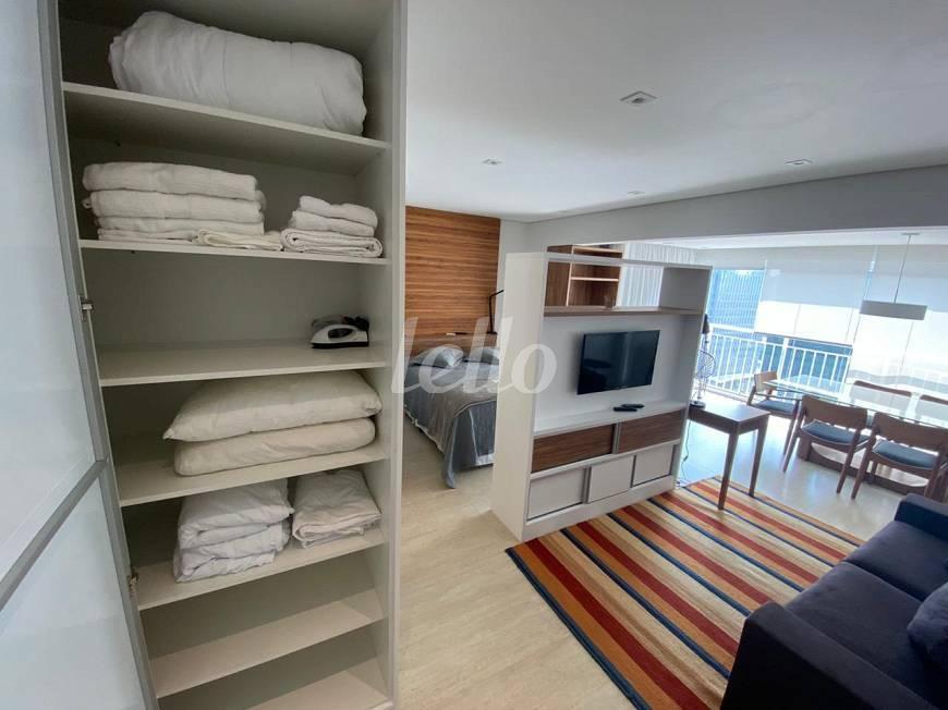 STUDIO de Apartamento para alugar, Padrão com 54 m², 1 quarto e 1 vaga em Itaim Bibi - São Paulo