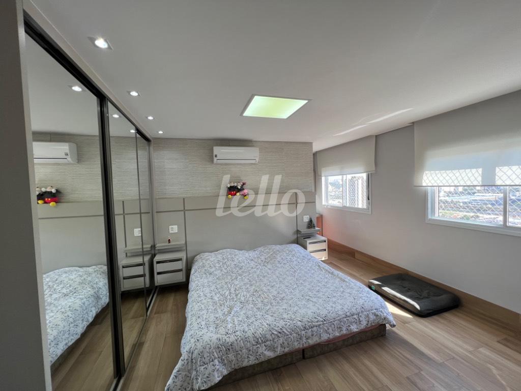 SUÍTE MASTER de Apartamento à venda, Padrão com 122 m², 2 quartos e 2 vagas em Mooca - São Paulo