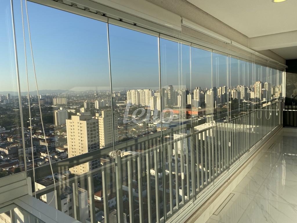 VARANDA de Apartamento à venda, Padrão com 97 m², 3 quartos e 1 vaga em Belenzinho - São Paulo