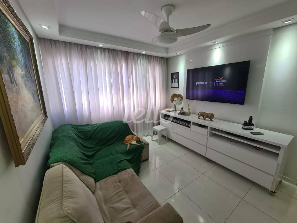 SALA DOIS AMBIENTES de Apartamento à venda, Padrão com 87 m², 2 quartos e 1 vaga em Santana - São Paulo