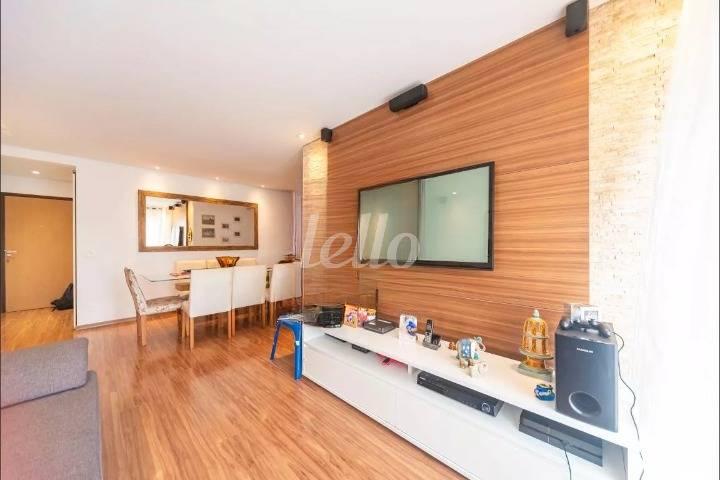SALA de Apartamento à venda, Padrão com 90 m², 3 quartos e 2 vagas em Vila Bastos - Santo André