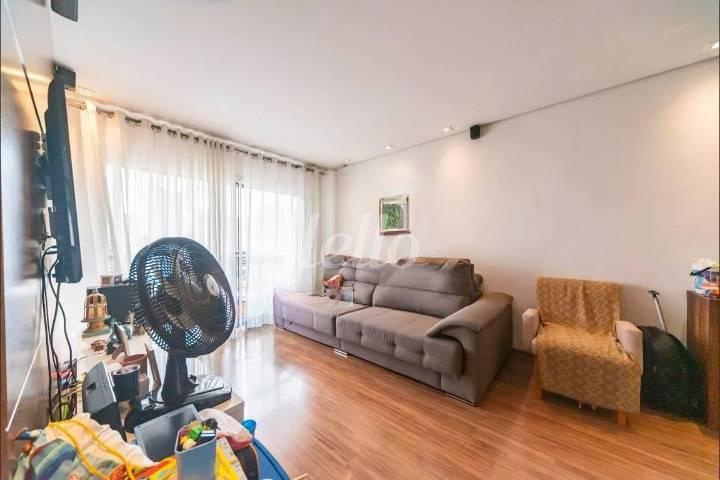 SALA de Apartamento à venda, Padrão com 90 m², 3 quartos e 2 vagas em Vila Bastos - Santo André
