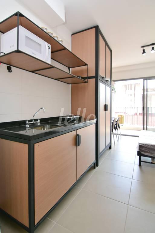 COZINHA de Apartamento à venda, Padrão com 25 m², 1 quarto e em Vila Mariana - São Paulo
