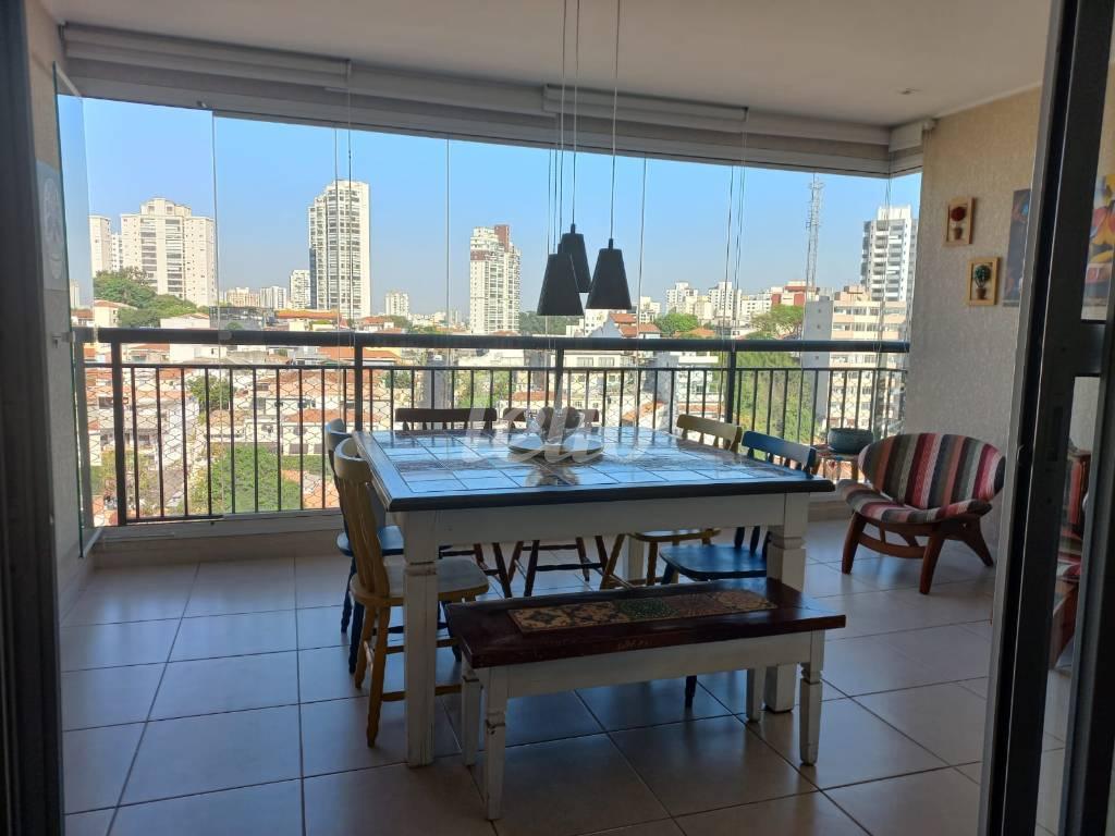 VARANDA GOURMET de Apartamento à venda, Padrão com 93 m², 3 quartos e 2 vagas em Santana - São Paulo