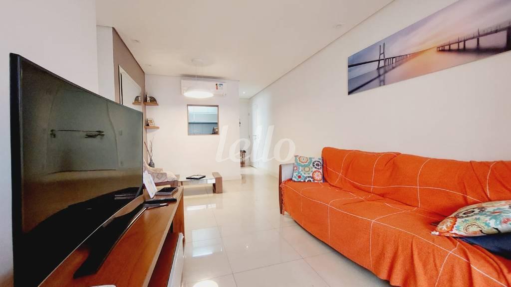 LIVING de Apartamento à venda, Padrão com 83 m², 3 quartos e 2 vagas em Chácara Inglesa - São Paulo