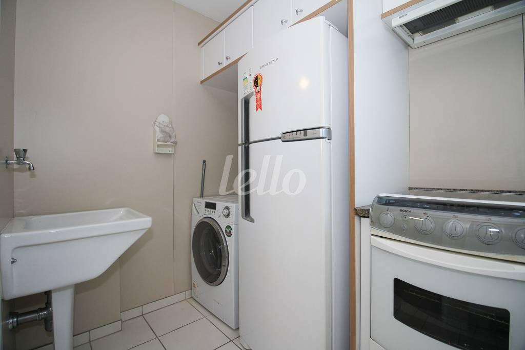 ÁREA DE SERVIÇO de Apartamento para alugar, Padrão com 60 m², 2 quartos e 2 vagas em Paraíso - São Paulo