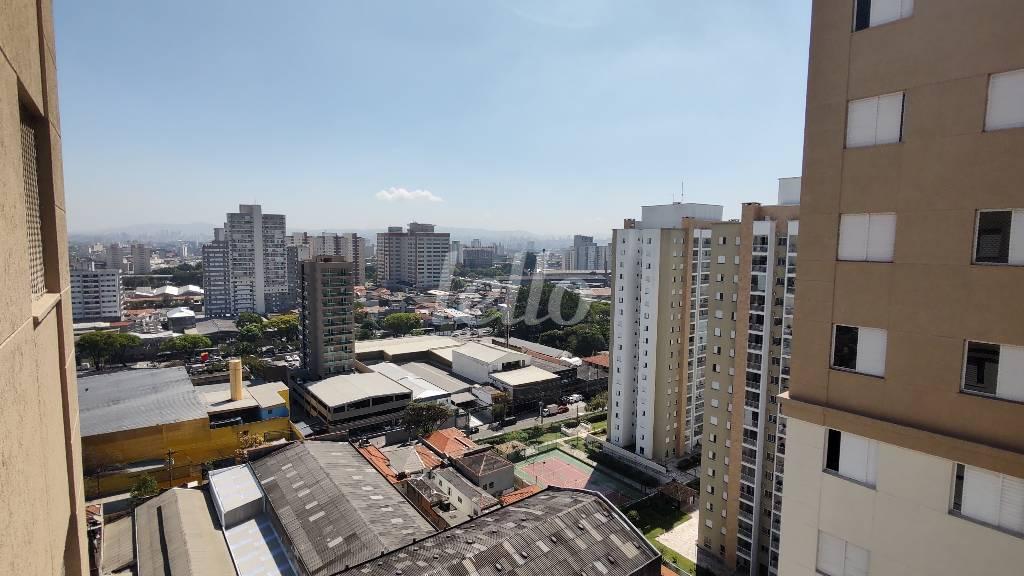 VISTA DA SACADA de Apartamento à venda, Padrão com 63 m², 3 quartos e 1 vaga em Mooca - São Paulo