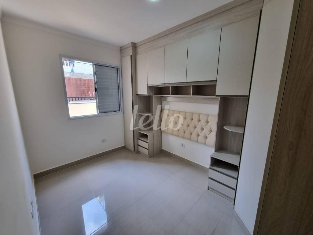 DORMITÓRIO de Apartamento à venda, Padrão com 45 m², 1 quarto e em Vila Mazzei - São Paulo