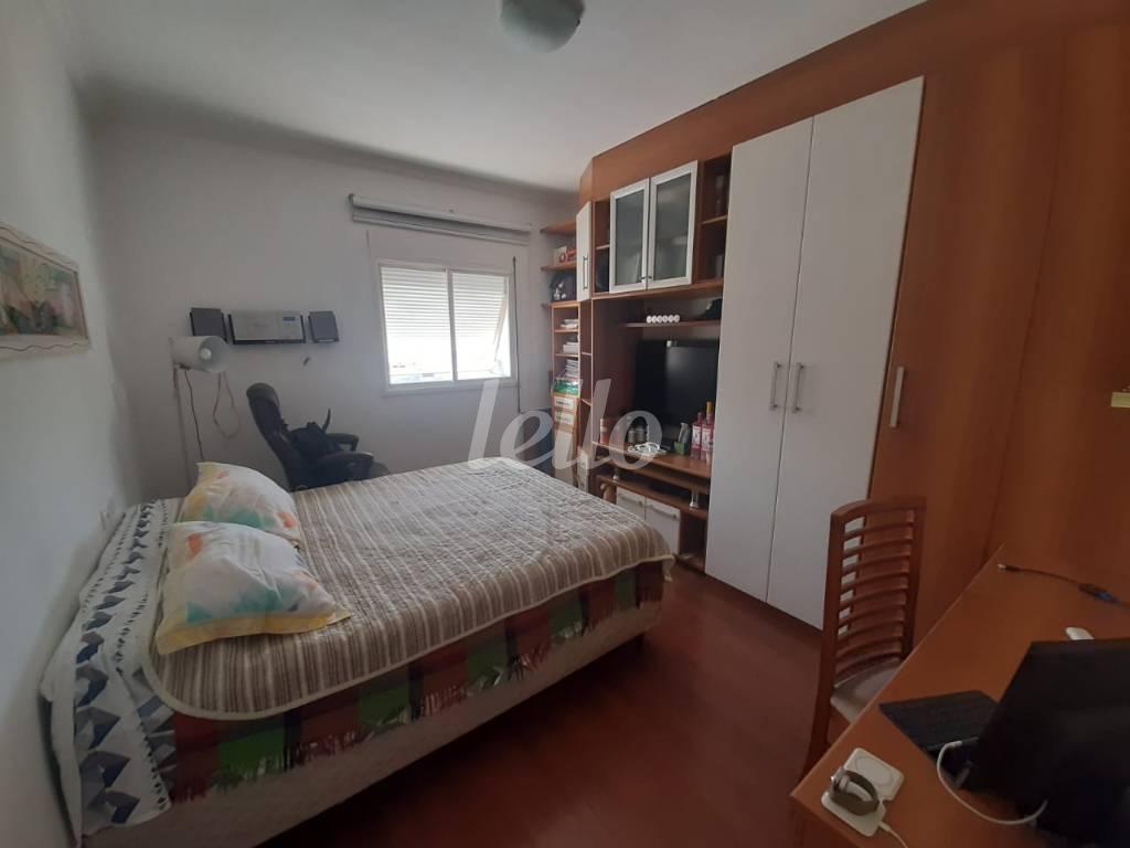 SEGUNDO DORMITÓRIO de Apartamento à venda, Padrão com 137 m², 3 quartos e 2 vagas em Jardim - Santo André