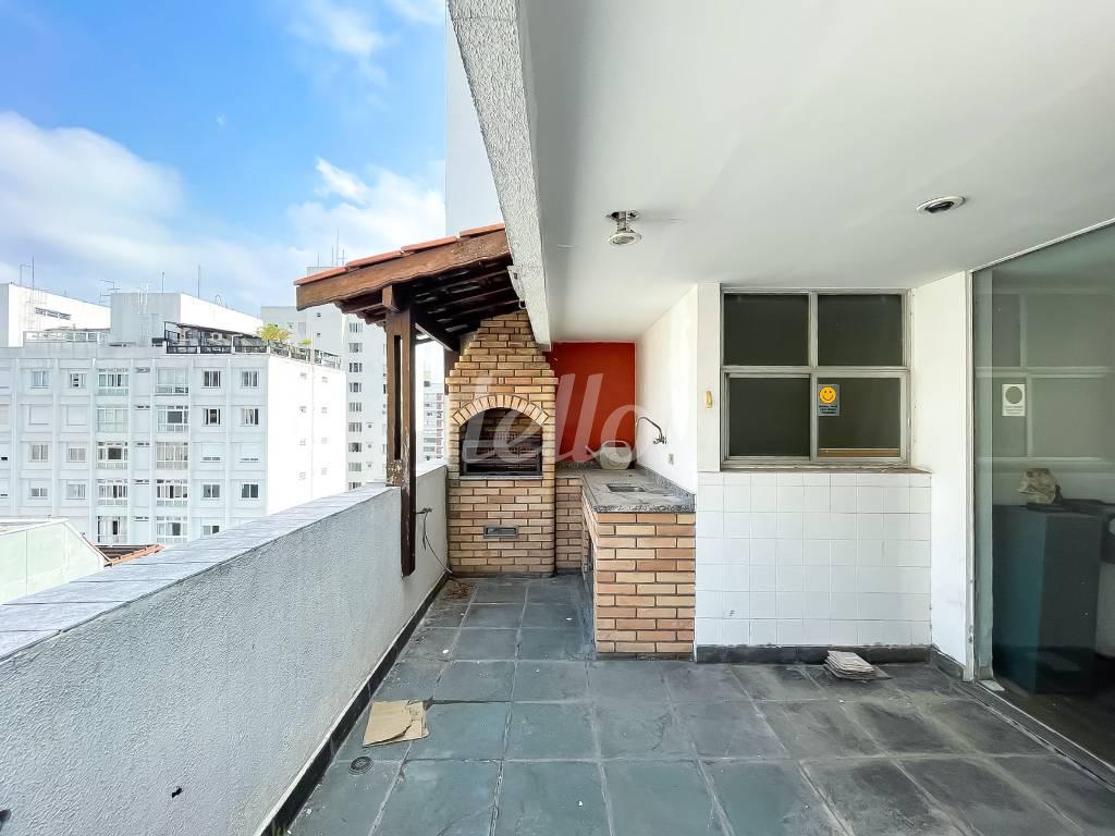CHURRASQUEIRA de Apartamento à venda, cobertura - Padrão com 260 m², 4 quartos e 2 vagas em Jardim Paulista - São Paulo
