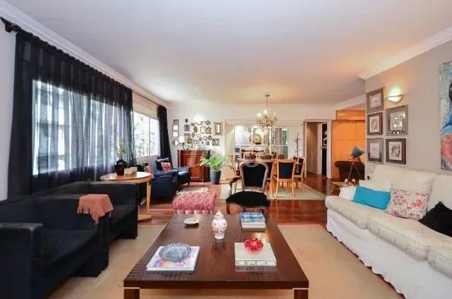 LIVING de Apartamento à venda, Padrão com 150 m², 3 quartos e 2 vagas em Jardim Paulista - São Paulo